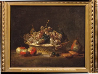 Korb mit Trauben, 1765